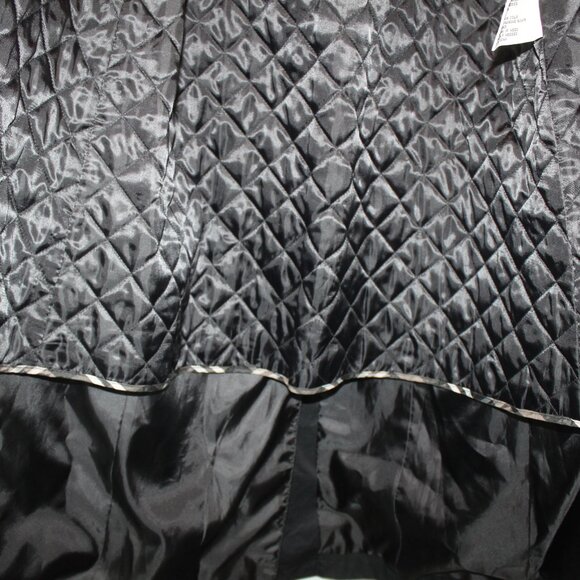 London Fog Heritage PS Black Long Trench Coat with Hood - Picture 9 of 16